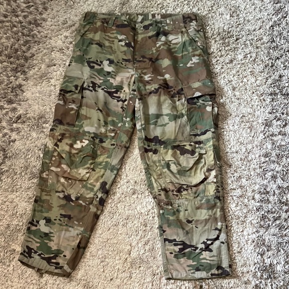 Military Camo Cargo Pants Trousers Combat Uniform Pants - Picture 1 of 9